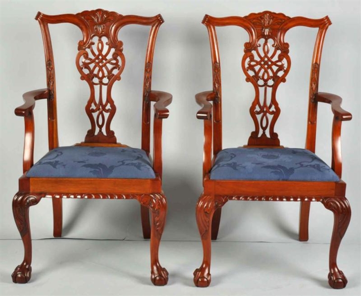 LOT OF 8: CENTENNIAL CHIPPENDALE CHAIRS.          