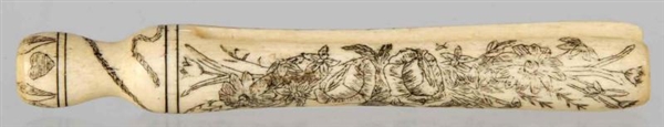 IVORY SCRIMSHAW CLOTHESPIN.                       
