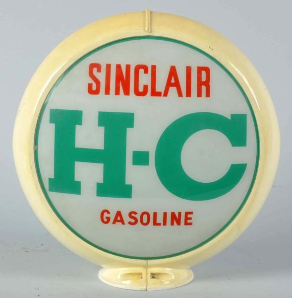 PLASTIC SINCLAIR H-C GASOLINE GLOBE.              