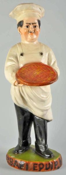 COMPOSITION PIZZA ADVERTISING FIGURE.             