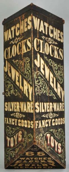 EARLY GENERAL STORE TRADE SIGN.                   