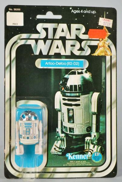 STAR WARS R2-D2 CARDED FIGURE.                    