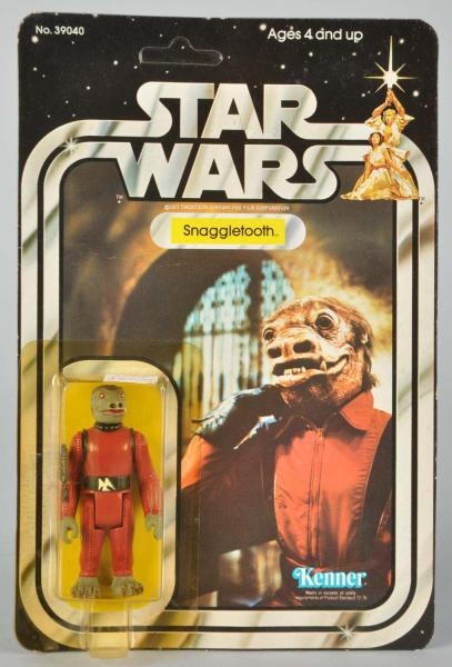 STAR WARS SNAGGLETOOTH CARDED FIGURE.             