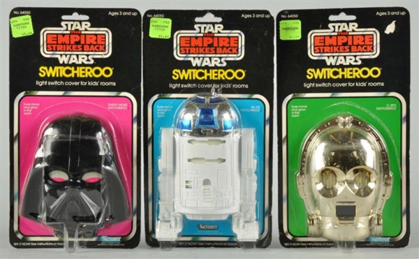 LOT OF 3: STAR WARS SWITCHEROOS ON CARDS.         