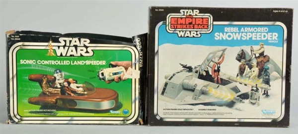 LOT OF 2: STAR WARS VEHICLES IN ORIGINAL BOXES.   