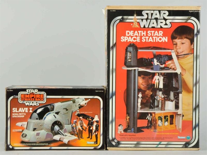 LOT OF 2: STAR WARS BOXED PLAYSETS.               