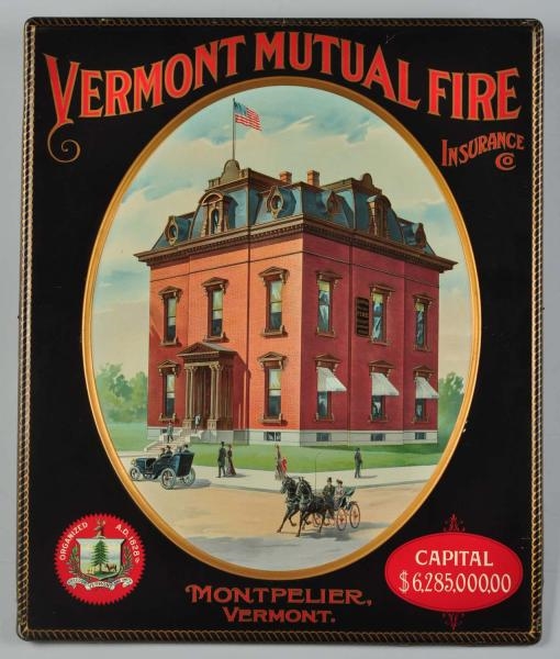 TIN VERMONT MUTUAL FIRE INSURANCE CO. SIGN.       