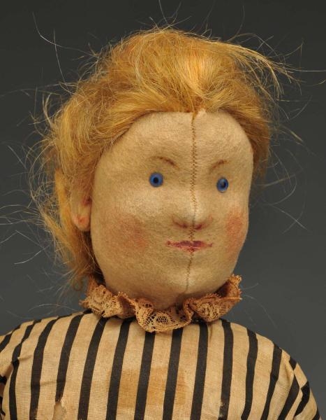 Lot Detail - RARE EARLY STEIFF LADY DOLL.