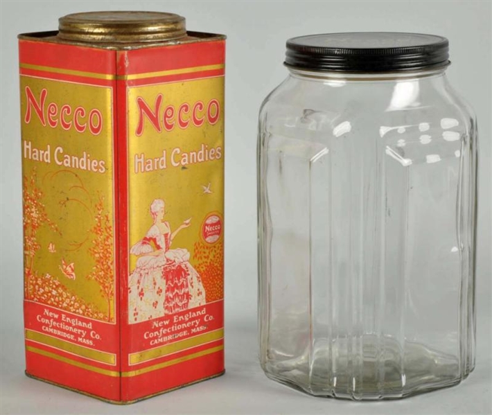 LOT OF 2: NECCO CANDY CONTAINERS.                 