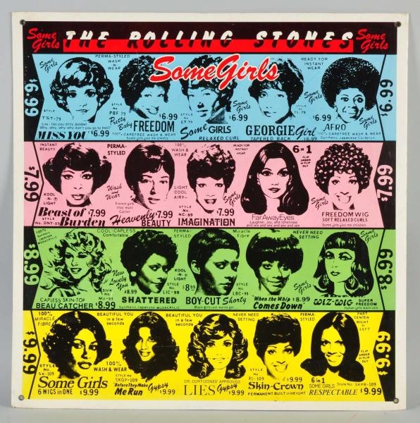 1978 ROLLING STONES "SOME GIRLS" PROMO DISPLAY.   