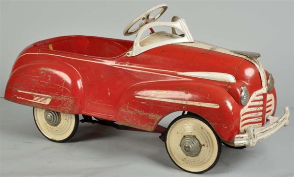 PRESSED STEEL STEELCRAFT BUICK PEDAL CAR TOY.     