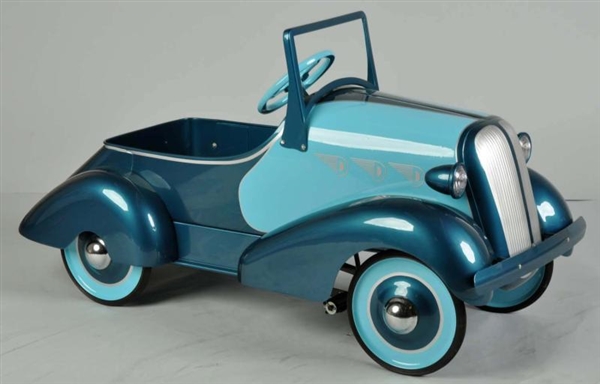 PRESSED STEEL AMERICAN NATIONAL CHEVY PEDAL CAR.  