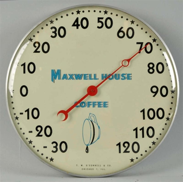 MAXWELL HOUSE COFFEE DIAL THERMOMETER.            