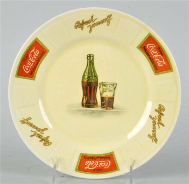 COCA-COLA SANDWICH PLATE.                         