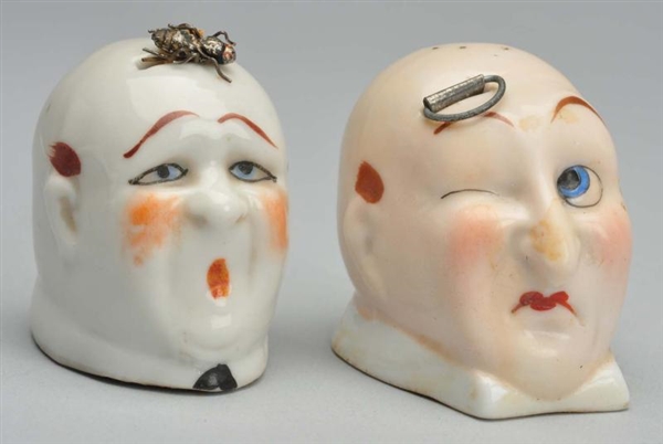 LOT OF 2: HEAD FIGURAL TAPE MEASURES.             