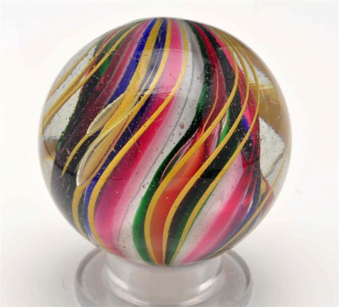 3-STAGE SOLID CORE SWIRL MARBLE.                  