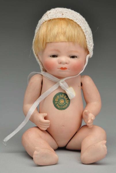 ALL BISQUE “BYE-LO BABY” DOLL.                    