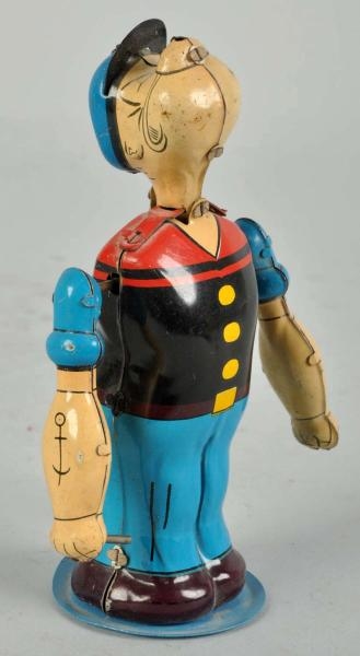 TIN LITHO LINEMAR POPEYE WIND-UP TOY PART.        