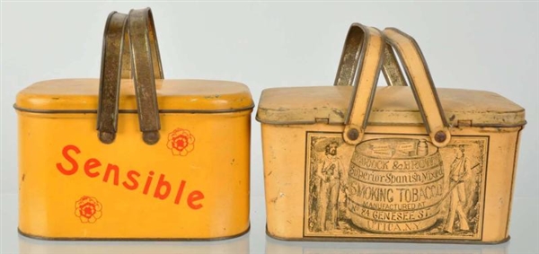 LOT OF 2: TOBACCO LUNCHBOXES.                     