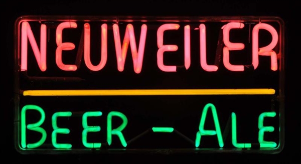 NEUWEILER BEER & ALE NEON SIGN.                   