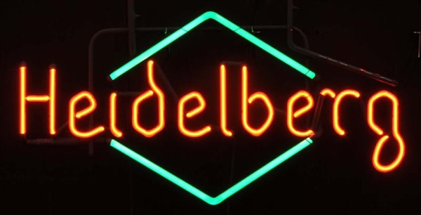 HEIDLEBERG BEER NEON SIGN.                        