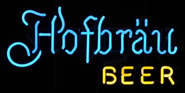 HOFFBRAU BEER NEON SIGN.                          