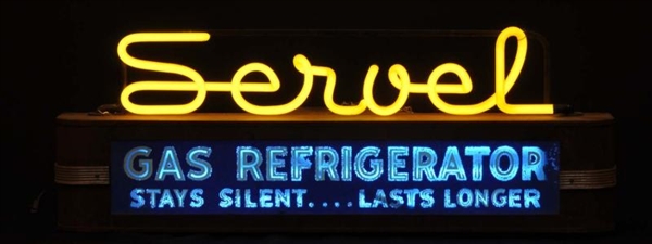 SERVEL CAN NEON SIGN.                             
