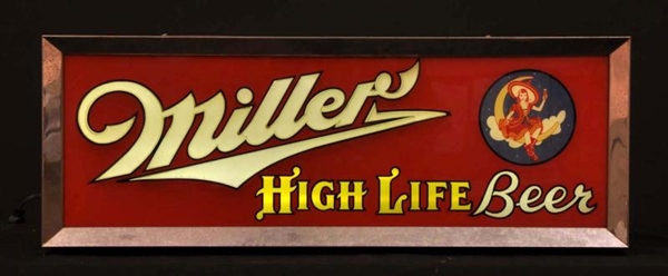 MILLER CAN LIGHTED NEON SIGN.                     
