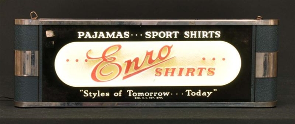 ENRO SHIRTS CAN NEON SIGN.                        