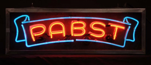 PABST CAN NEON SIGN.                              