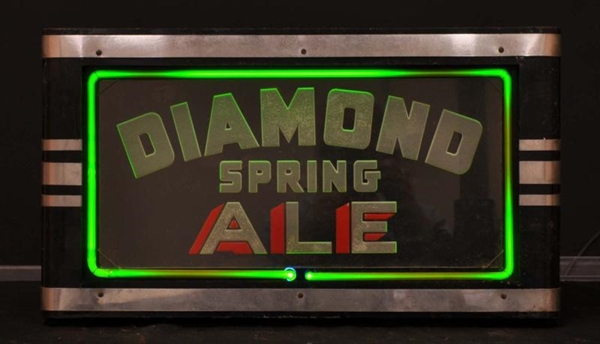 DIAMOND SPRING ALE CAN NEON SIGN.                 