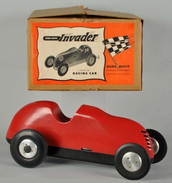 SCARCE DURO-MATIC INVADER RACECAR TOY.            