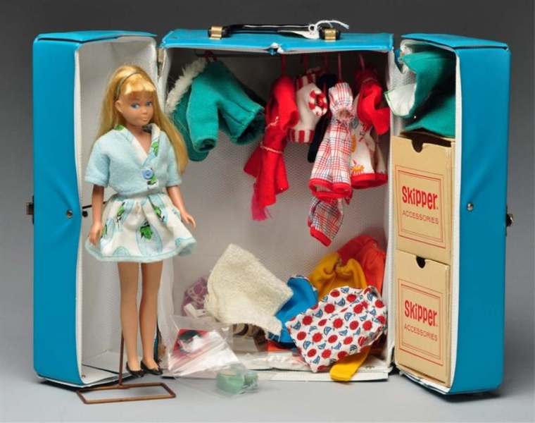1964 SKIPPER DOLL WITH CASE.                      