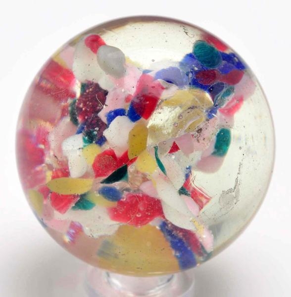 Lot Detail - Large 4-lobed Confetti Marble.