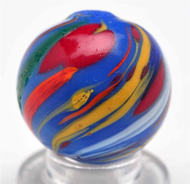 RARE BANDED OPAQUE SWIRL MARBLE.                  