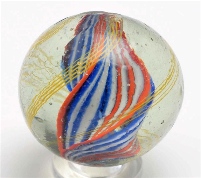 DIVIDED CORE RIBBON SWIRL MARBLE.                 