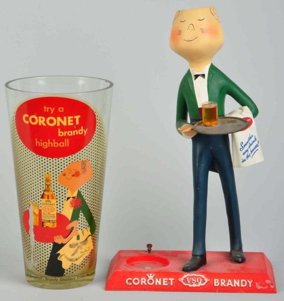 LOT OF 2: CORONET ADVERTISING PIECES.             