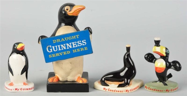 LOT OF 4: GUINESS BEER ADVERTISING FIGURE.        