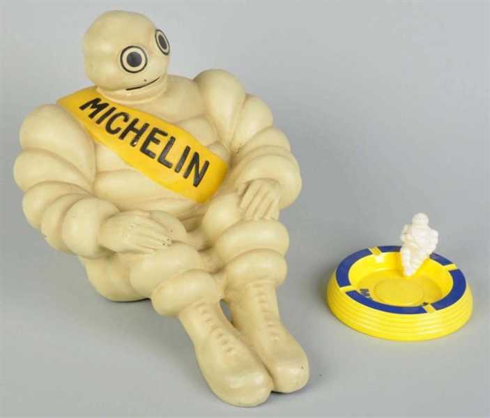 LOT OF 2: MICHELIN MAN ADVERTISING FIGURES.       