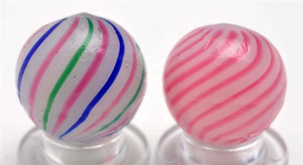 LOT OF 2: CLAMBROTH MARBLES.                      