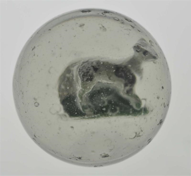 PAINTED DOG SULPHIDE MARBLE.                      