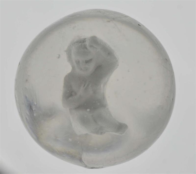 NUDE CHILD SULPHIDE MARBLE.                       