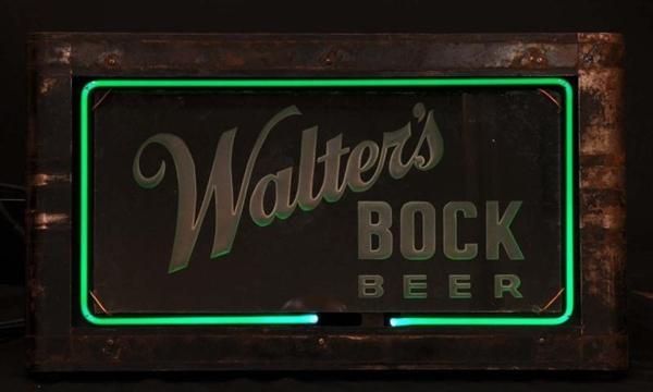 WALTERS BOCK CAN NEON SIGN.                       