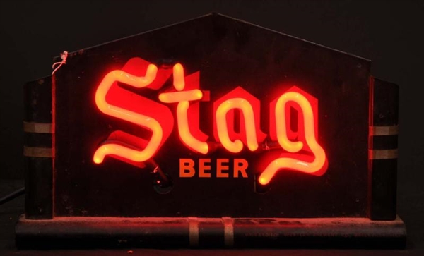 STAG CAN NEON SIGN.                               