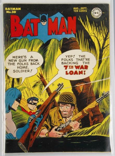 1945 BATMAN COMIC BOOK NO. 30.                    