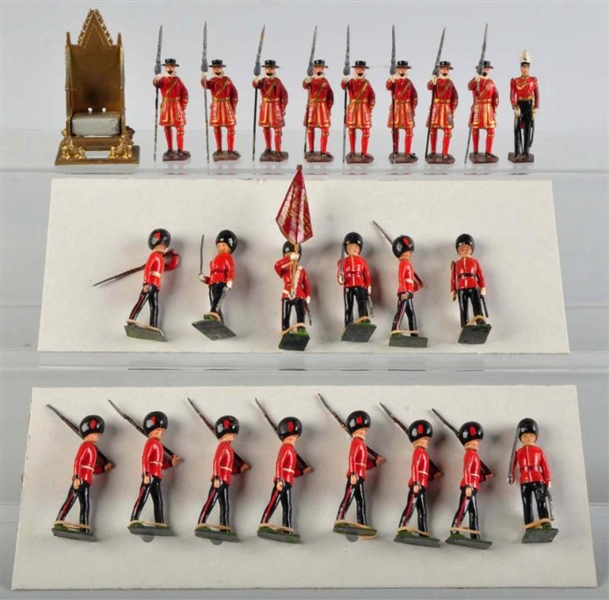 LOT OF 24: BRITAINS TOY SOLDIER FIGURES.          