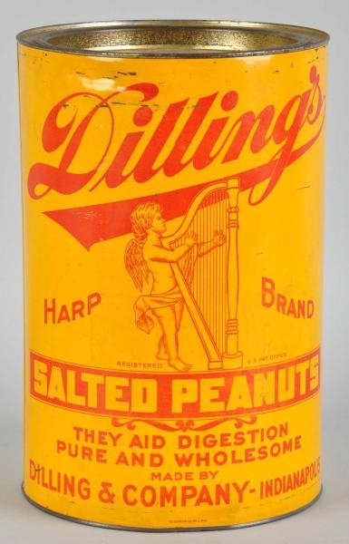DILLINGS SALTED PEANUTS 10LB. CAN.               