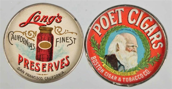 LOT OF 2: EARLY POCKET MIRRORS.                   