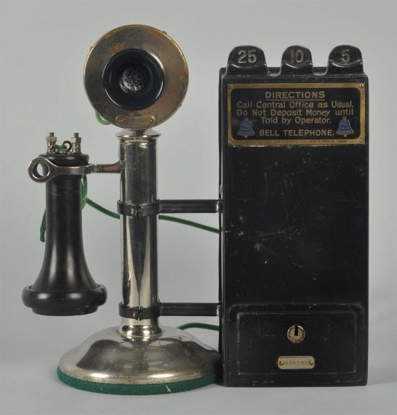 WESTERN ELECTRIC 20B WITH COIN COLLECTOR.         