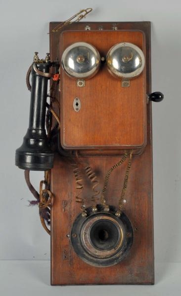 EARLY COMPACT WALL TELEPHONE.                     